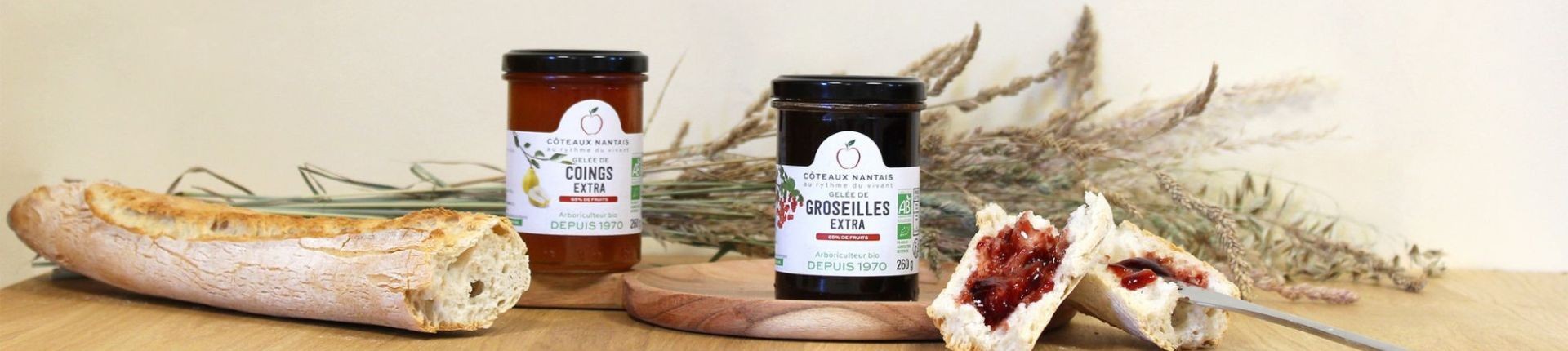 Confitures de Prunes et Mirabelles BIO - Côteaux Nantais